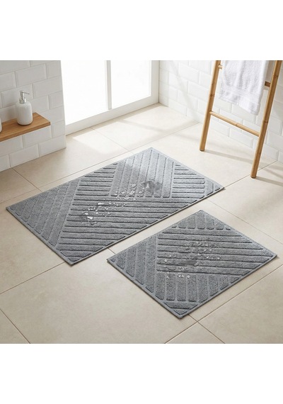 Elsim Home Asimetrik Paspas Seti Gri