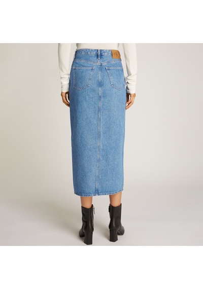 Calvin Klein Maxi Kadın Lacivert Etekdüzj20j224532