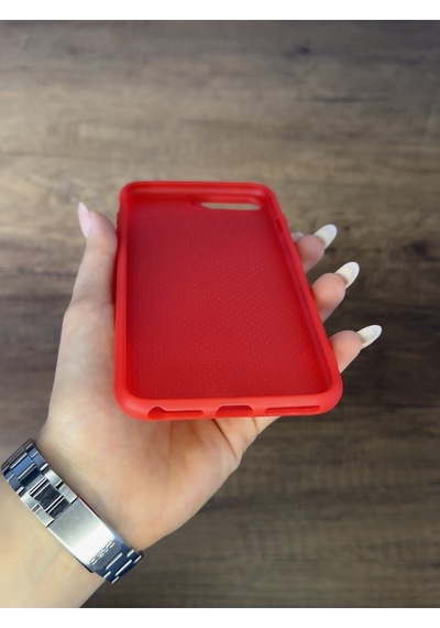 Apple Uyumlu iPhone 6/7/8 Plus Silikon Kılıf Xfab Kırmızı