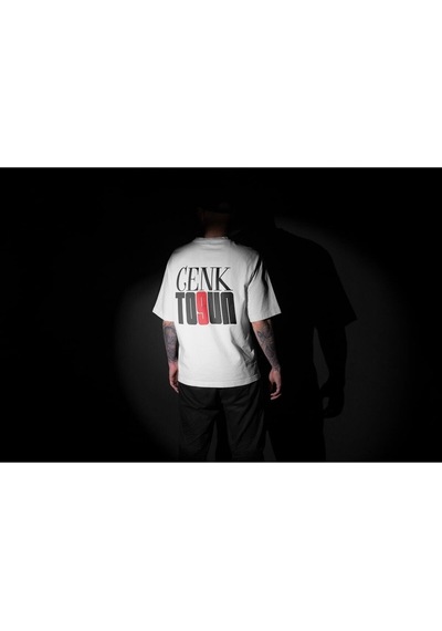 Noıssey Chulchan Shop Cenk Tosun 9 Numara Baskılı Oversize Unisex T-shirt Beyaz