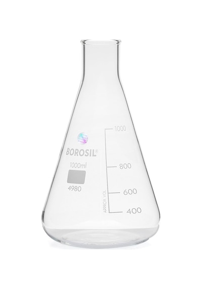 Cam Erlen Dereceli 1000 Ml Erlenmeyer Borosil Yüksek Kaliteli