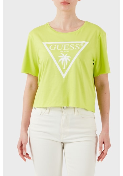 Guess Bayan Crop E02ı01 Ja914 G8bu Fıstık Yeşil Fıstık Yeşil