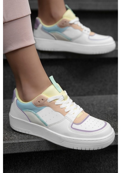 Dark Seer Ds Alley Sneaker 2025 Kadın Beyaz-sarı