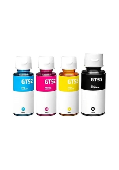 Gt53xl-gt52 Siyah Ve Renkli Muadil Mürekkep Takımı Tek Renk