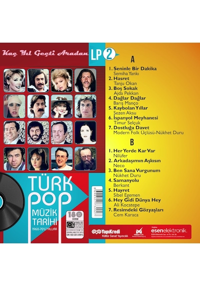 Türk Pop Müzik Tarihi Kaç Yıl Geçti Aradan Vol 2 Plak