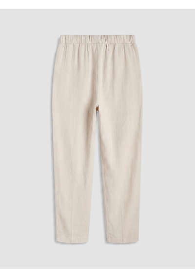 Lcw Modest Gri Beli Lastikli Kadın Müslin Pantolon