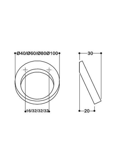 System Halka Mobilya Kulbu Krom 60mm Kulp Sy6530 0060 Cr Çok Renkli