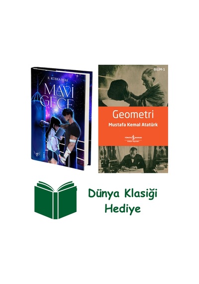 Mavi Gece Ciltli + Geometri + Dünya Klasiği Hediye
