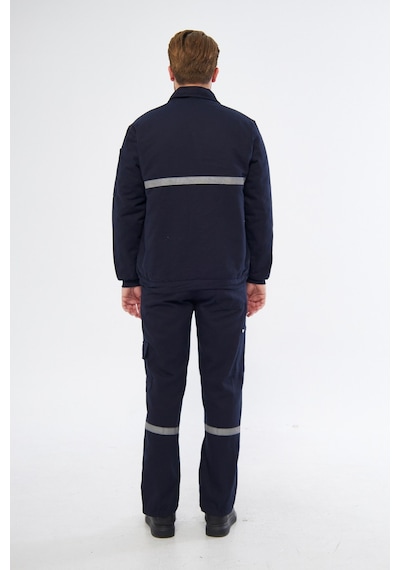 İş Takımı 7/7 Gabardin %100 Pamuk Kapitoneli Reflektörlü