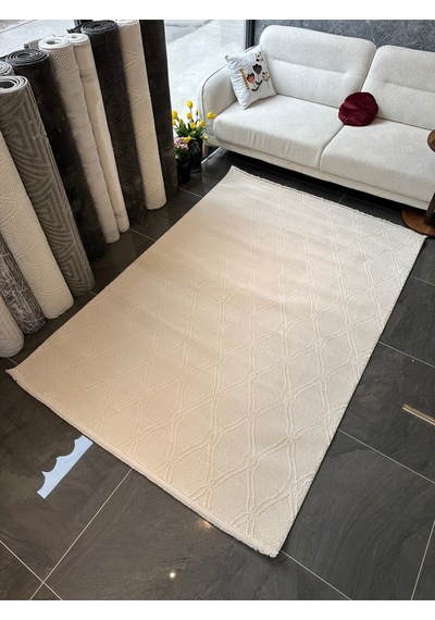 Recycle Halı Salon, Oturma, Yatak Odası Halısı Desen Kodu 37406-061 Renkli