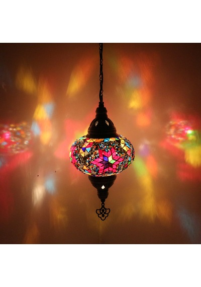 Dekoratif DEKORATİF TEKLİ AVİZE MOZAİK GECE LAMBASI