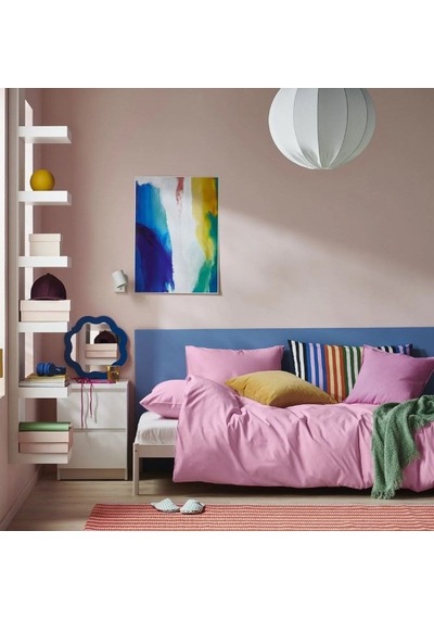 Ikea Pıltandvınge Çift Kişilik Nevresim Takımı 220 X 240 Cm Pembe