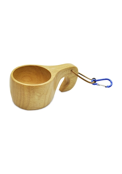 Titi 4401 Kuksa Ahşap Bardak Çok Renkli