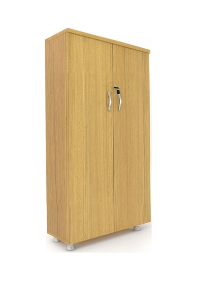 Modüler Dünyası Kapaklı Kitaplık Dosya Dolabı Teak - 80X38X153 (307778408) Teak