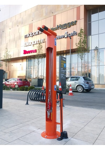 Mottopark Bisiklet Tamir Bakım Istasyonu Çok Renkli
