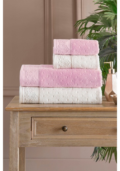 Heritage Havlu Seti Pembe