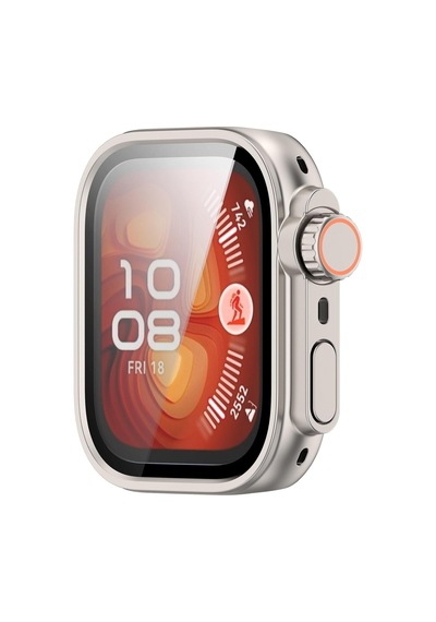 Huawei Watch Fit 4 Uyumlu Tam Koruma Kasa Ve Ekran Koruyucu Şeffaf Darbe Emici Koruma