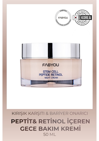 Peptit Ve Retinol İçeren Gece Kremi 50 Ml