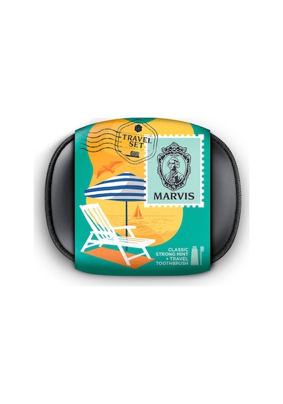 Marvıs Travel Set - Strong Mint Macun 25 Ml + Fırça