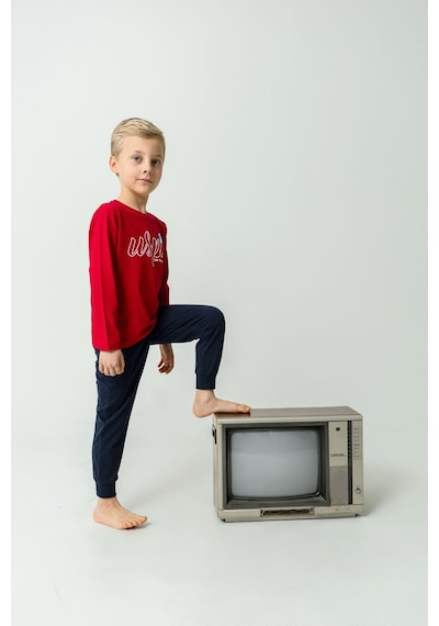 U.S. Polo Assn. Erkek Çocuk Pijama Takımı Baskılı Kırmızı Uzun Kol Pijama Takımı Us2635-c-v1 Us2635-c-v1 U.S. Polo Assn. Erkek Çocuk Pijama Takımı Baskılı Kırmızı Uzun Kol Pijama Takımı Us2635-c-v1 Us2635-c-v1