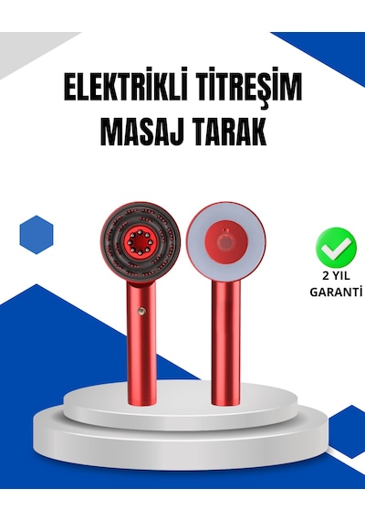 Mikro Akım Teknolojili Elektrikli Saç Masaj Fırçası Yağ Uygulamal