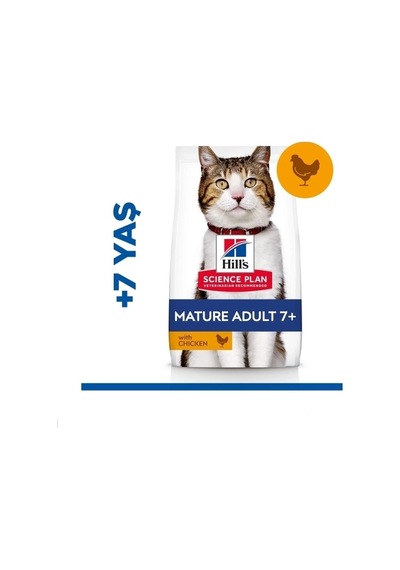 Hill's Scıence Plan 7+ Tavuklu Yaşlı Kedi Maması 3kg