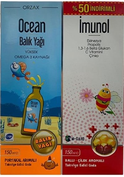 Orzax Ocean Balık Yağı Şurup 150 ml