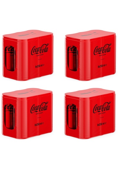 Coca Cola Kola Zero Sugar 250 Ml X 24 Adet