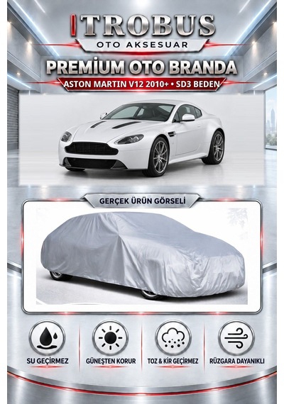 Aston Martin V12 2010 Ve Sonrası Uyumlu Premium Araba Brandası Oto Branda Sd3 Beden
