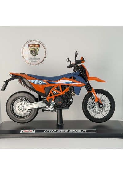 Ktm 690 Smc R - 1:12 Ölçek 18cm Kutulu Diecast Motosiklet Modeli