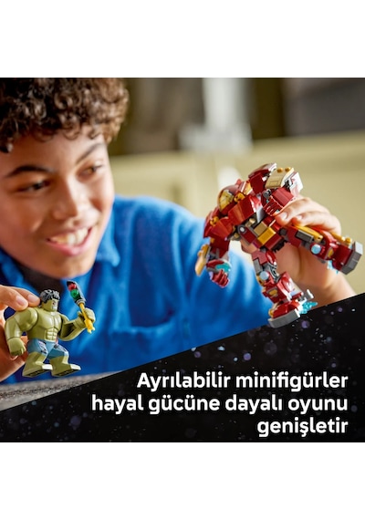 LEGO® ǀ Marvel Efsanevi Savaş: Hulkbuster, Hulk’a Karşı 76343 - 9 Yaş ve Üzeri Çocuklar için Yaratıcı Oyuncak Yapım Seti (413P)