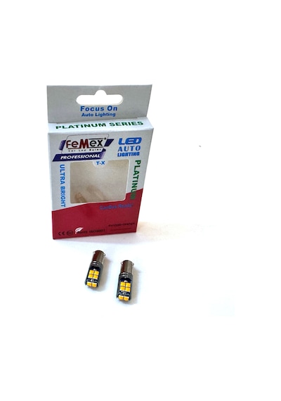 Femex Turuncu Bay9s H21w 150 Tırnak 10smd 3030 Chipset
