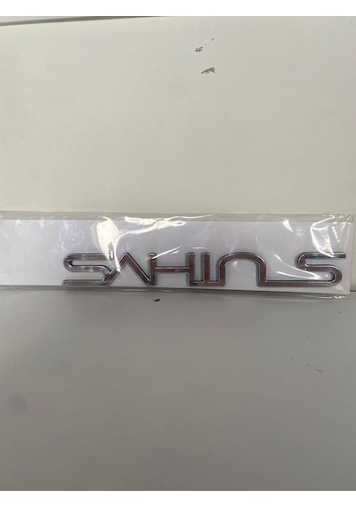 Şahin S Yeni Nesil Krom Bagaj Yazısı