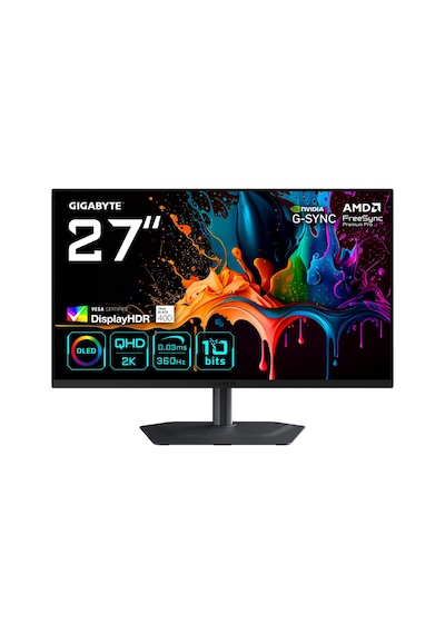 Gıgabyte Mo27q3 27 360hz 0.03 Ms Vesa Displayhdr True Black Cece5gıg0057