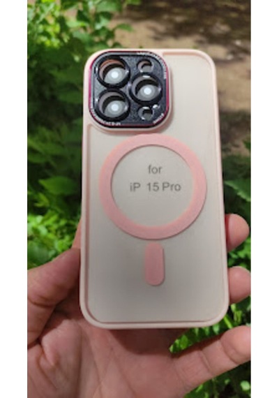 Apple iPhone 15 Pro Uyumlu Magsafe Kamera Korumalı Kalıteli Süper Kılıf