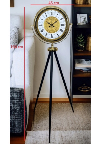 Zentime Gold Asalet Tripod Ayaklı Saat Çok Renkli