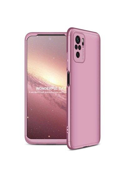 Xiaomi Redmi Note 10 Kılıf Zore Ays Kapak Rose Gold