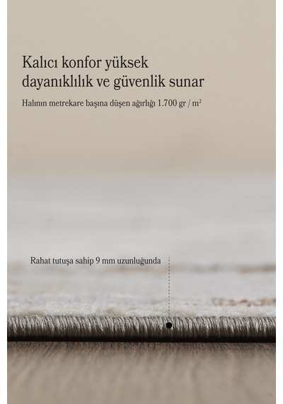 Yumuşak Dokulu Salon Halısı Oturma Odası Halısı Mutfak Halısı Dokuma Halı Bambu Halı Bej Halı Bej