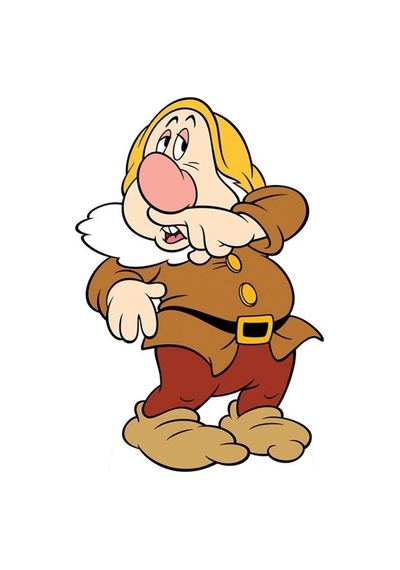 Disney Orjinal Pamuk Prenses Ve 7 Cüceler Sneezy Minifigürü Dıs160