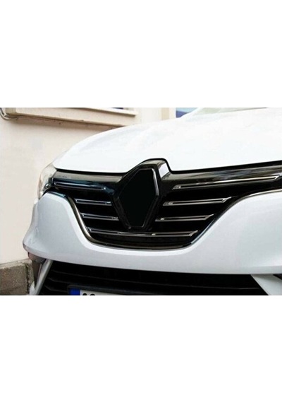 Megane 4 Krom Ön Panjur 2016 - 2019 Paslanmaz Çelik 5 Parça