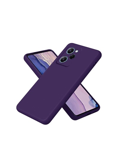 Durukar Poco X5 Pro 5g Nano İçi Kadife Silikon - Mor
