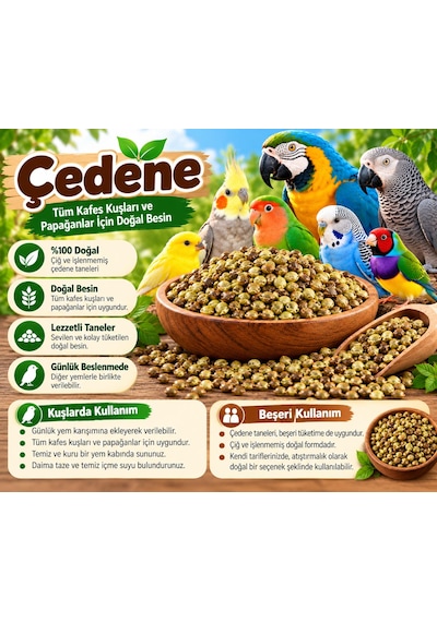 Çiğ Çedene Yerli Üretim 500 Gr