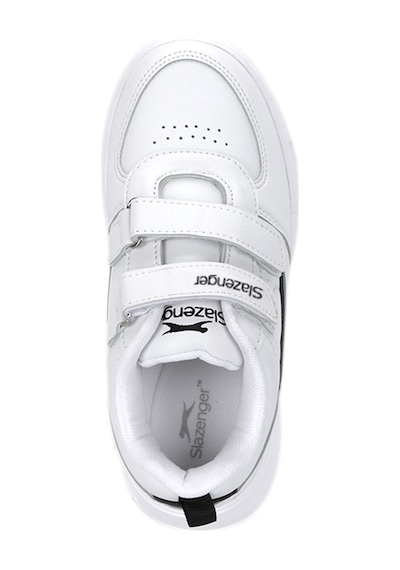 Slazenger Kalıpso F Unisex Çocuk Cırt Cırtlı Beyaz / Siyah Günlük Spor Ayakkabısı Beyaz - Siyah