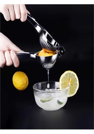 Limon Sıkacağı Döküm Portakal Narenciye Sıkacağı Gümüş Lüx Gerçek Döküm Büyük 23 Cm Boy X 8 Cm Çap D Diğer