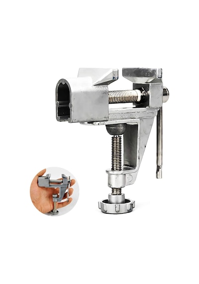 Mini 40mm masa tezgah mengenesi alüminyum alaşımlı tezgah kelepç