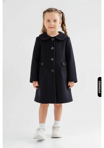 Xo Kids Kız Çocuk Kaban 8-12 Yaş 1056 Lacivert