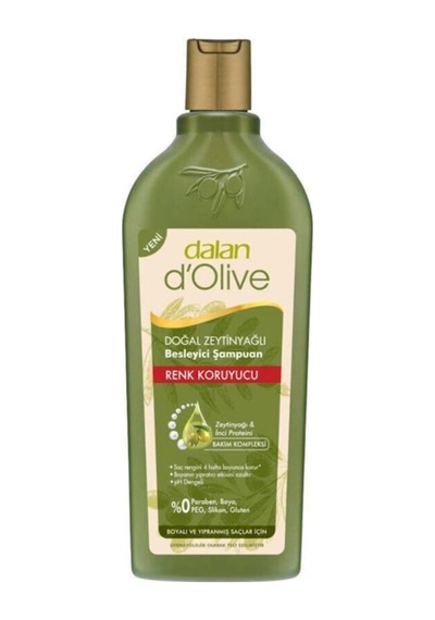 D'olive Doğal Zeytinyağlı Renk Koruyucu Besleyici Şampuan 400 Ml