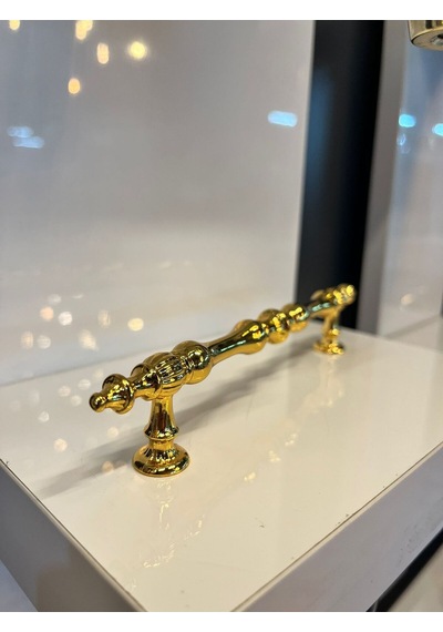 Ada Metal Kulp 128mm Altın Dolap Kapak Modern Tv Ünite Çekmece Mobilya Komidin Vestiyer Gold