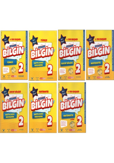 Kırmızı Beyaz 2. Sınıf Efsane Bilgin 7 Kitap