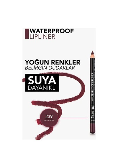Flormar Waterproof Lipliner No:239 01